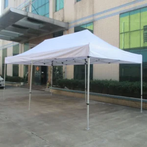 40MM Aluminum Tube Frame 3x6M Hexagon Folding Tent Pop-Up Canopy Marquee for Trade Shows Events Parties or Awning Use