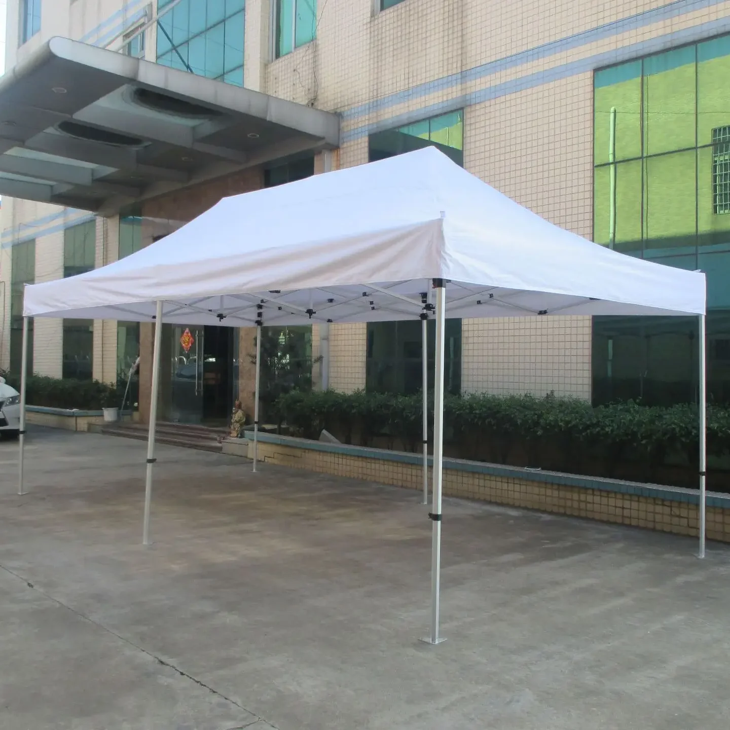 40MM Aluminum Tube Frame 3x6M Hexagon Folding Tent Pop-Up Canopy Marquee for Trade Shows Events Parties or Awning Use